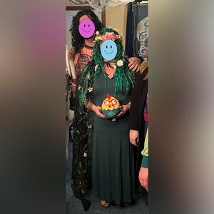 Green Halloween Te Fiti Moana costume